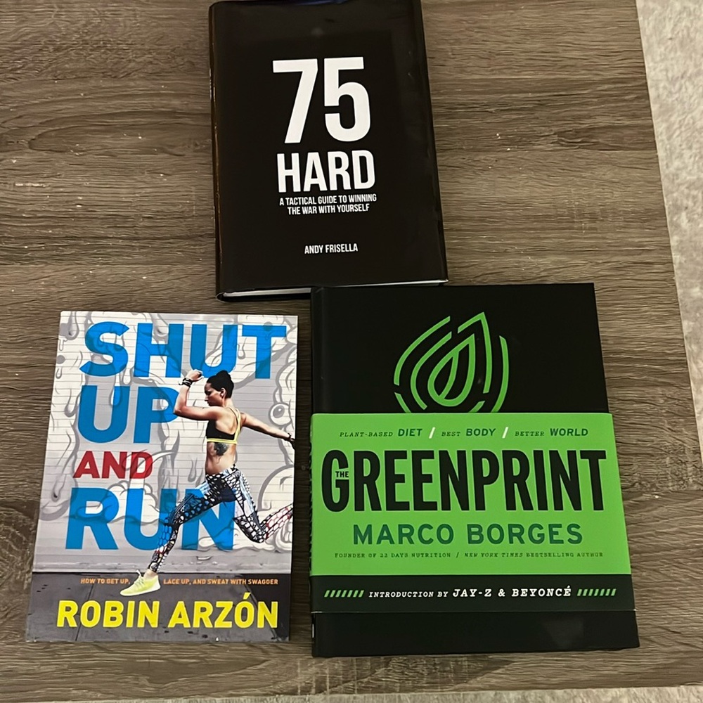 Set of three books